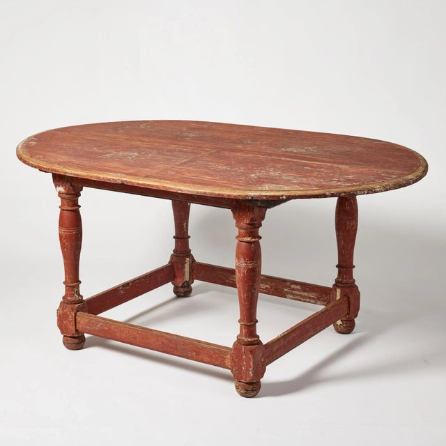 Gustavian (Swedish) Swedish Baroque Farmhouse Table, 1760s For Sale - Image 3 of 8