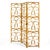 Contemporary Rattan Three-Panel Folding Screen For Sale - Image 3 of 7
