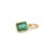 VR Jewels Octagon Cut Emerald Bezel Set Fine Charm Pendant 14k Gold Jewelry For Sale - Image 4 of 18