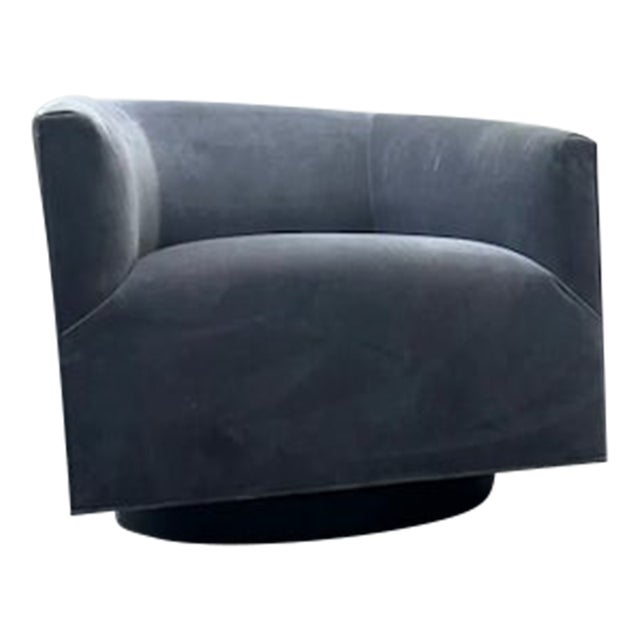 Pair of Restoration Hardware Swivel Chairs $500 For Sale