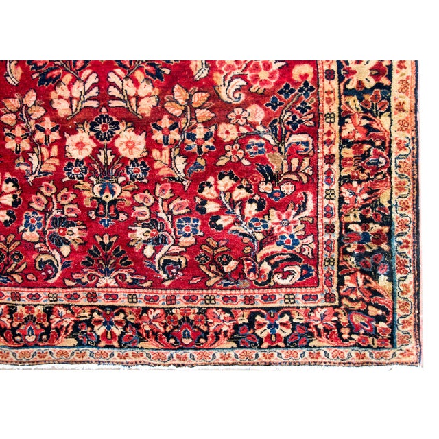 Persian Early 20th Century Persian Sarouk Rug For Sale - Image 3 of 14
