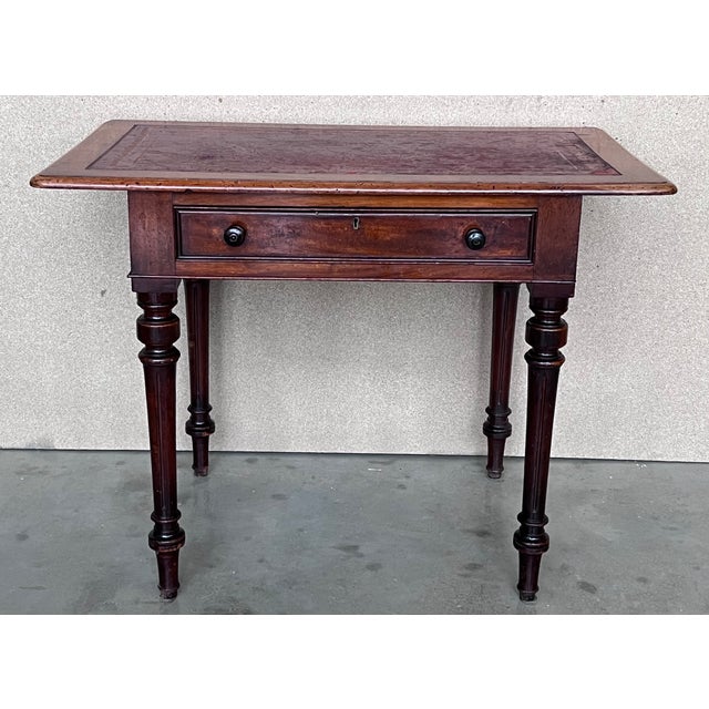 Spanish Country side table with drawer. Made of antique pine called "mobila", this table is very functional and you can...