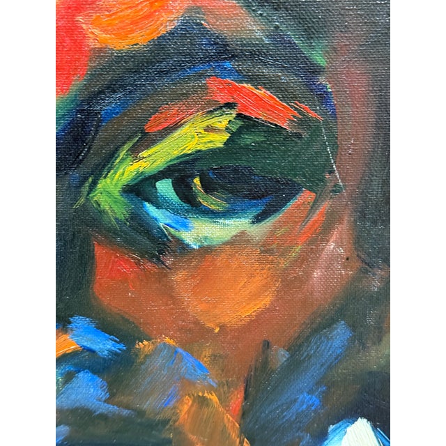 Textile Circa 1993 Sarena Rosenfeld "One False Move" Original Painting, Signed For Sale - Image 7 of 12