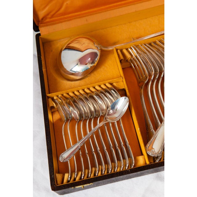 Antique French Cutlery, 1920s, Set of 37 For Sale - Image 10 of 14