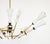 1960s Mid-Century Modern Attributed to Stilnovo Large 8 Arm Modernist Brass Chandelier For Sale - Image 9 of 16