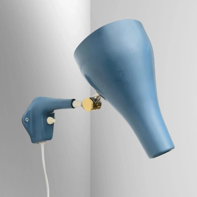 Mid-Century Modern Mid-Century Modern Swedish Wall Lamp, 1950s For Sale - Image 3 of 10