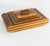 This stunning Art Deco geometric lidded box was expertly crafted in France, circa 1930. The rectangular shape features a...