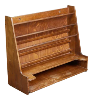 1950s Danish, Mid Century Wall-Mounted Teak Plate Rack