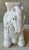 Circa 1980 Fabulous Linen-Hued Earthenware Pony Garden Stool / Plant Stand For Sale - Image 9 of 18