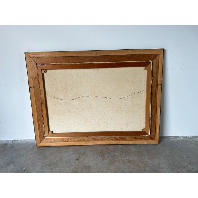70's L. Rutkin Still Life With Violin Oil Painting, Frame | Chairish