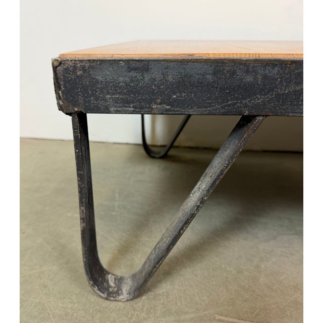 Industrial Black Coffee Table Cart, 1960s For Sale - Image 6 of 17