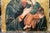 1960s Stunning Large Icon of Our Lady of Perpetual Help Catholic Christianity Painting of Virgin Mary and Baby Jesus For Sale - Image 4 of 15
