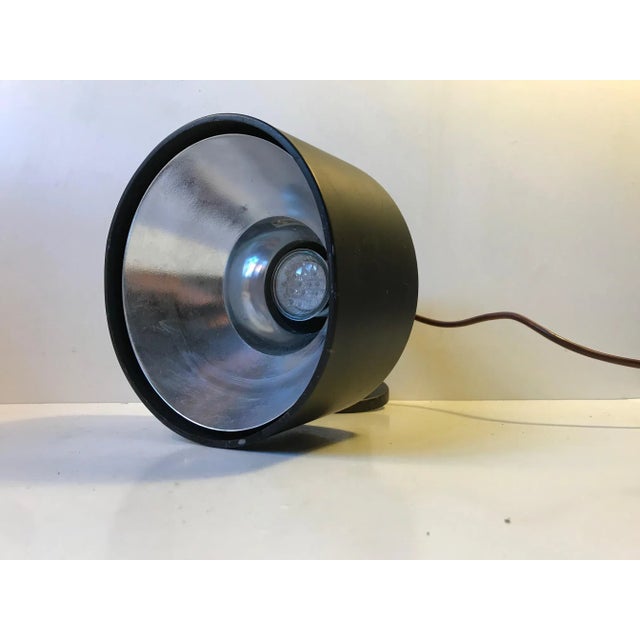 Danish Minimalist Black Sconce from Louis Poulsen, 1970s For Sale - Image 6 of 8