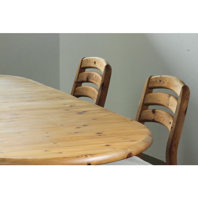 Vintage Danish Pine Dining Chairs attributed to Dyrlund, 1970s, Set of 12 For Sale - Image 11 of 18