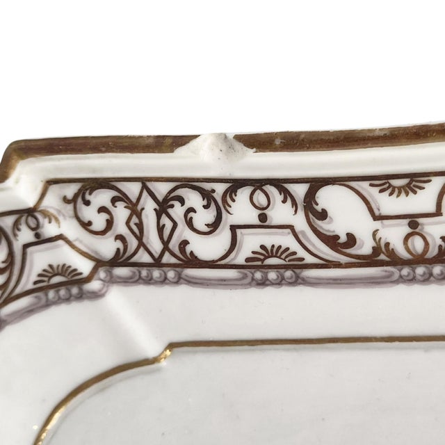 Duke Carl Eugen Royal Presentation Tray from Ludwigsburg Porcelain, 1770s For Sale - Image 9 of 11
