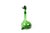 Murano Empoli Green Carafe by Gio Ponti, 1950s, in Good conditions. Designed 1950 to 1959 I have official proof of...