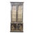 Late 20th Century Drexel Heritage Black Lacquer Et Cetera Chinoiserie China Cabinet Bookcase For Sale