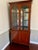 Custom designed and hand carved by a master carpenter in 1986-87, in like-new condition. Mix of Asian and European design...