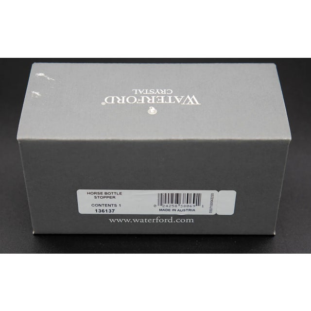 Vintage Waterford Crystal Bottle Stoppers - Horse and Acorn Designs With Boxes- Set of 2 For Sale - Image 11 of 11