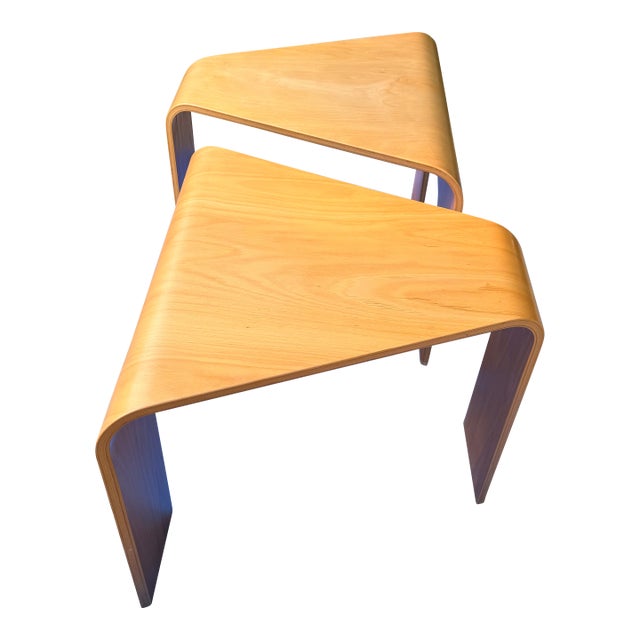 Ekornes Mid Century Modern Side Tables For Sale