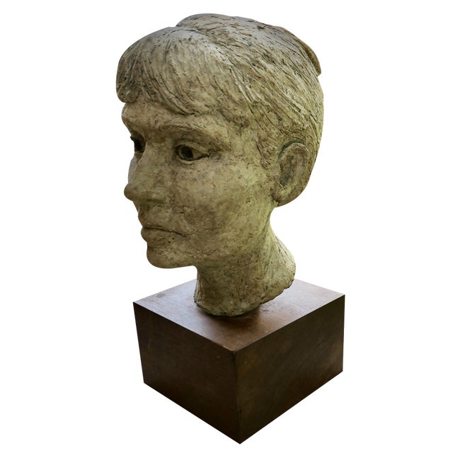 Artist's Bust of a Woman, 1960s For Sale