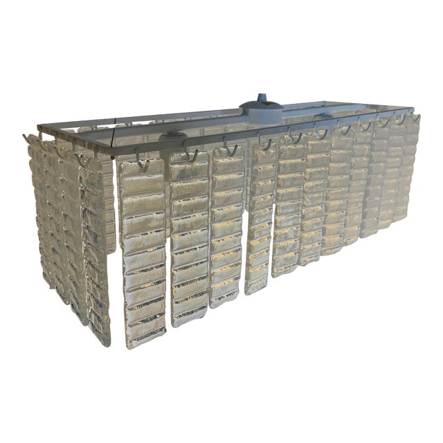 Murano Glass Sputnik Opalino Italian Handmade Chandelier For Sale