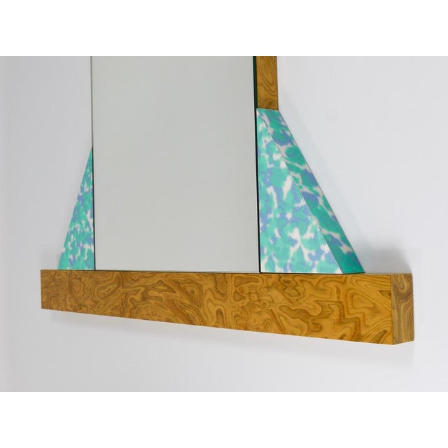Vintage Italian Wall Mirror by Ettore Sottsass, 1984 For Sale - Image 13 of 18