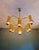 Large brass chandelier, designed by gaetano sciolari for the belgian manufacturer boulanger, 1970s. this geometric...