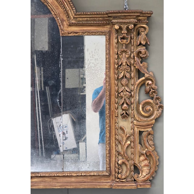 Early 18th Century Carved and Gilded Wooden Mantelpiece, Northern Italy For Sale - Image 14 of 18