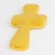 Metal Edouard Rambaud Gilded Metal Cross Brooch For Sale - Image 7 of 9