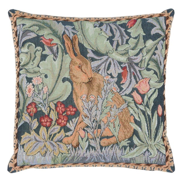 This beautiful tapestry cushion is finely woven by skilled weavers on traditional Jacquard Tapestry looms. The tapestry...