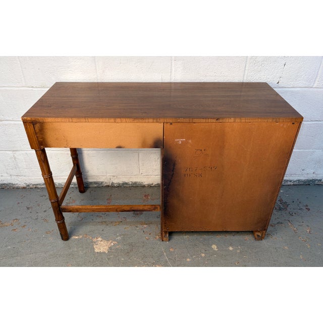 Mid 20th Century "Campaigner" Desk by Dixie Furniture For Sale - Image 12 of 13
