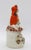 Circa 1860-80 Staffordshire Little Red Riding Hood figure, English. She carries her basket with her dog by her side off to...