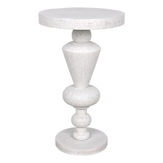 NOIR Fenring Side Table, White Wash For Sale
