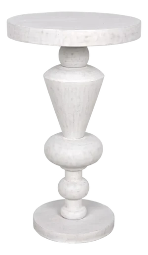 NOIR Fenring Side Table, White Wash