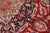 1990s Traditional Kazveen Pak-Persian Red/Blue Wool&Silk Rug - 10'1'' X 14'1'' For Sale - Image 5 of 8