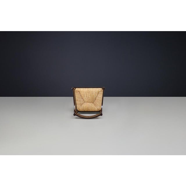 Brown Carimate Armchairs attributed to Vico Magistretti for Cassina, Italy, 1960s, Set of 2 For Sale - Image 8 of 10