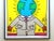 Contemporary Keith Haring Vintage 1990 Lmtd Edtn Collector's Framed Pop Art Original Silkscreen Print " Earthman " 1986 For Sale - Image 3 of 13