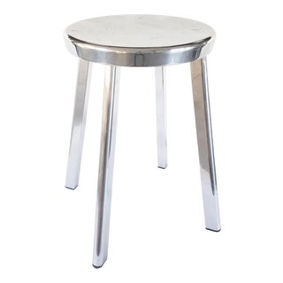 Vintage Aluminum Stool by Naoto Fukasawa, Italy For Sale