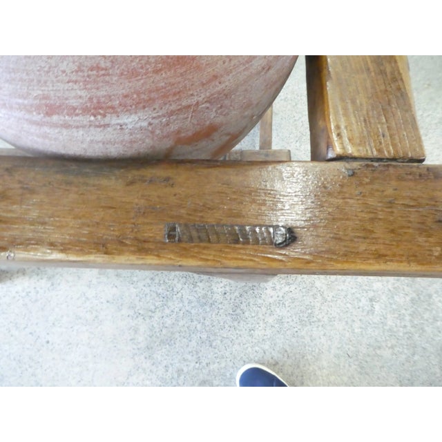 Antique Two-Hole Poplar Water Jug Holder- 3 Pieces For Sale - Image 12 of 13