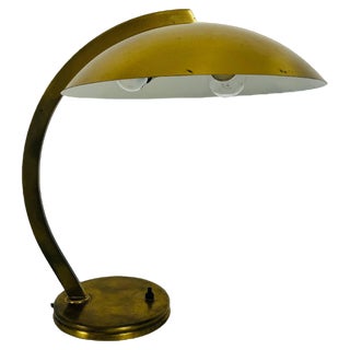 Brass Table Lamp from Hillebrand Leuchten, 1960s, Germany For Sale