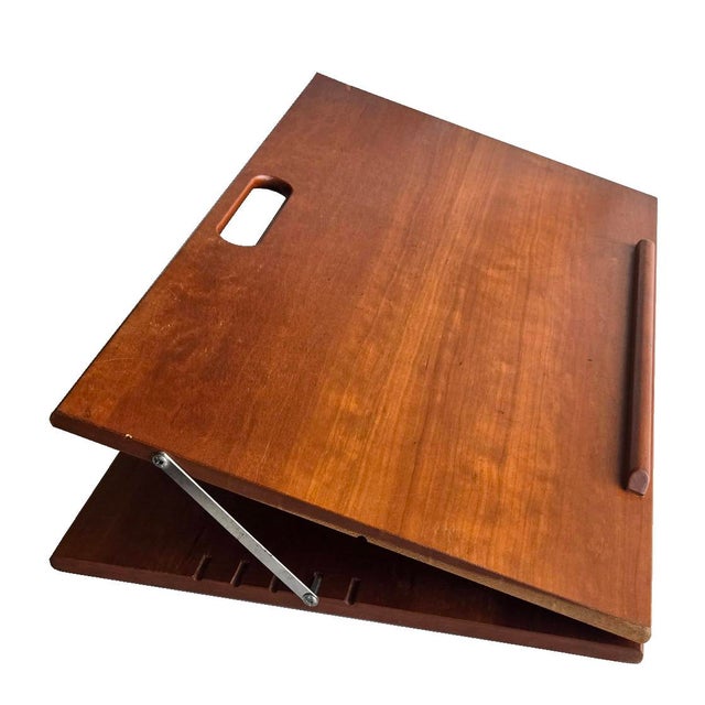 Mid-Century Modern Mid 20th Century Danish Teak Wood Portable Lectern For Sale - Image 3 of 15