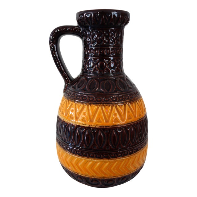 Vintage Floor Vase from Bay Keramik, 1960s For Sale