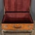 Metal English Leather Trunk on Metal Stand, 1910s For Sale - Image 7 of 18