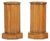 English English Cylinder Marble Top Bedside Commodes, a Pair For Sale - Image 3 of 7