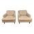 Mid-Century Modern Tufted Slipper Lounge Chairs For Sale