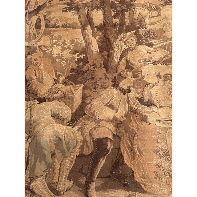1920s Antique French Jacquard Tapestry Panel in the style of Aubusson, 1920s For Sale - Image 5 of 18