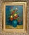 Jan de Ruth (Czech/American, 1922-1991) Still Life of Flowers Oil on canvas, Hand signed lower right Verso bears gallery...