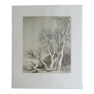 Mildred Bryant Brooks "The Promise of Spring" Etching For Sale