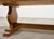 Country French Oak Farmhouse Trestle Dining Table 7.8 Ft For Sale - Image 11 of 18
